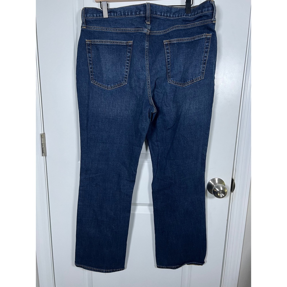 Old Navy Mens Boot-Cut Jeans Built-In Flex Blue 36x30 - Picture 4 of 8